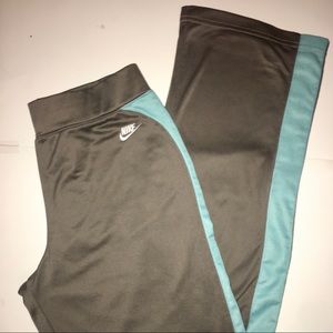 Blue and Gray Nike Pants